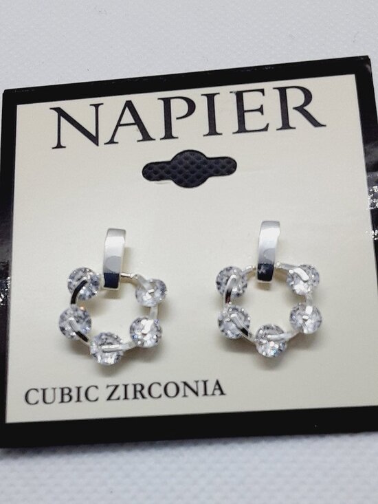 Napier Jewelry - NEW Bridal Party Wear CZ Earrings